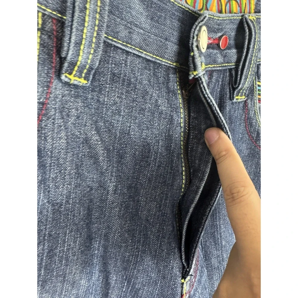 Vintage Coogi Australian Embroidered Baggy Jeans Mens 34x34 (Fits 35x31) Y2K